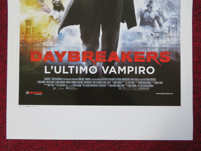 DAYBREAKERS ITALIAN LOCANDINA (27.5"x13") POSTER ETHAN HAWKE WILLEM DAFOE 2009