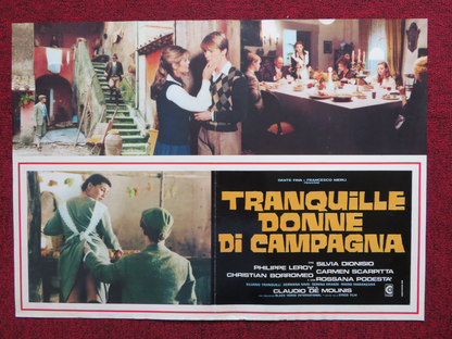 TRANQUILLE DONNE DI CAMPAGNA ITALIAN FOTOBUSTA POSTER SILVIA DIONISIO 1980