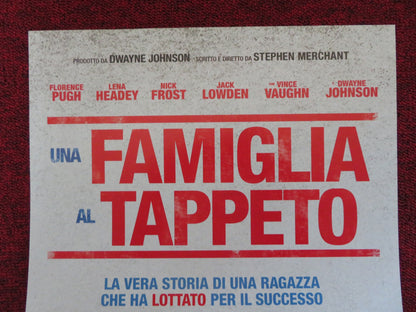 FIGHTING WITH MY FAMILY ITALIAN LOCANDINA POSTER DWAYNE JOHNSON NICK FROST 2019