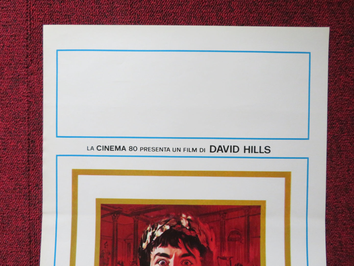 CALIGULA: THE UNTOLD STORY ITALIAN LOCANDINA POSTER DAVID CAIN LAURA GEMSER 1982