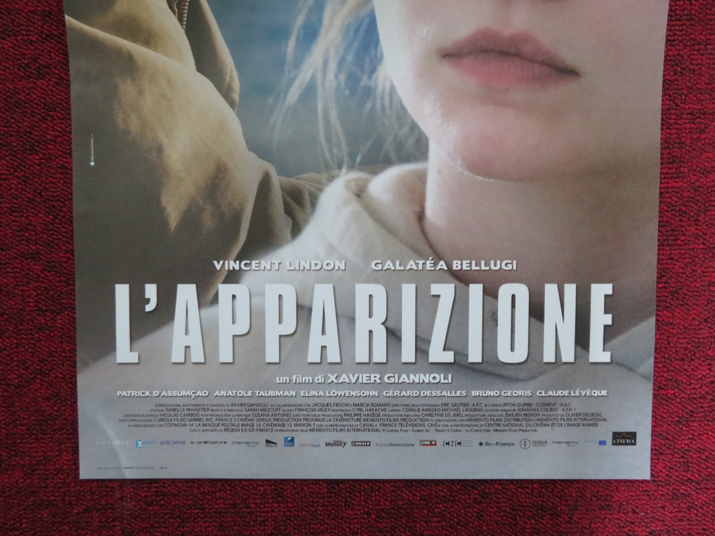 L'APPARIZIONE ITALIAN LOCANDINA POSTER VINCENT LINDON GALETEA BELLUGI 2018