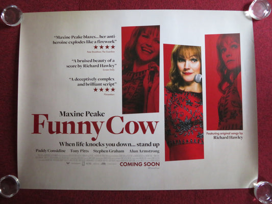 FUNNY COW UK QUAD (30"x 40") ROLLED POSTER MAXINE PEAKE MACY SHACKLETON 2017