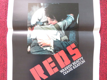 REDS ITALIAN LOCANDINA POSTER WARREN BEATTY DIANE KEATON 1982