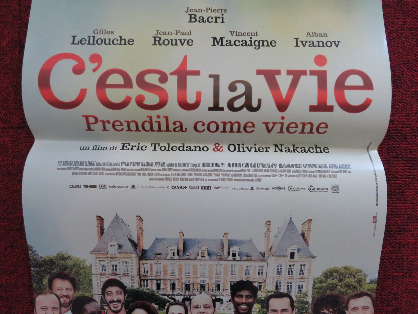 C'EST LA VIE ITALIAN LOCANDINA POSTER JEAN-PIERRE BACRI JEAN-PAUL ROUVE 2017