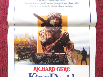 KING DAVID ITALIAN LOCANDINA POSTER RICHARD GERE ALICE KRIGE 1985