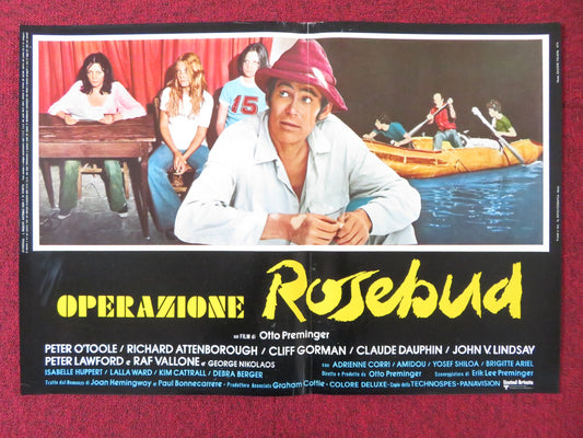 ROSEBUD - A ITALIAN FOTOBUSTA POSTER PETER O'TOOLE RICHARD ATTENBOROUGH 1975