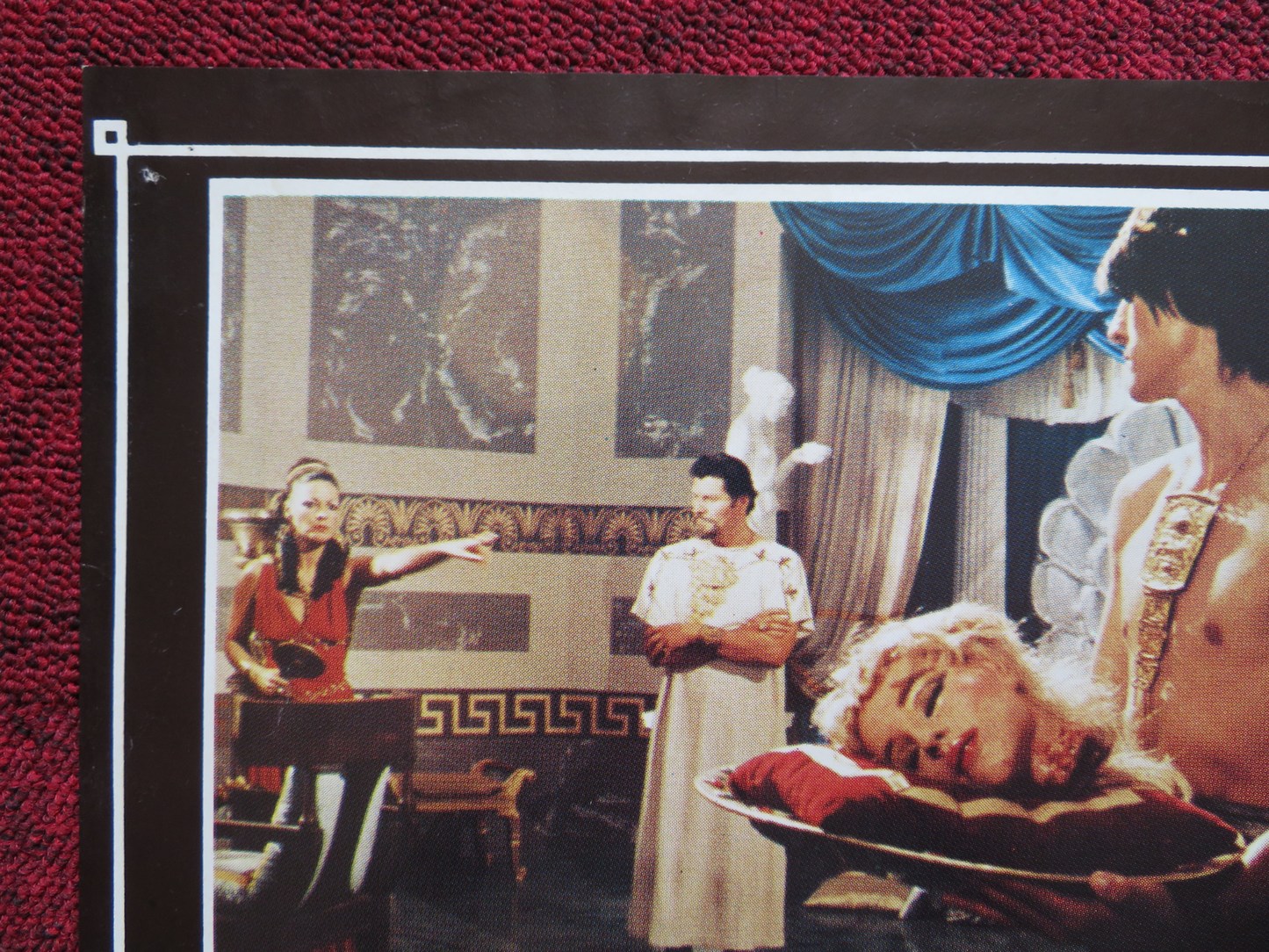 NERONE E POPPEA -A FOTOBUSTA POSTER RUDY ADAMS PATRICIA DEREK 1982