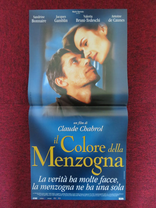 IL COLORE DELLA MENZOGNA ITALIAN LOCANDINA POSTER SANDRINE BONNAIRE 1999