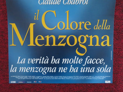 IL COLORE DELLA MENZOGNA ITALIAN LOCANDINA POSTER SANDRINE BONNAIRE 1999