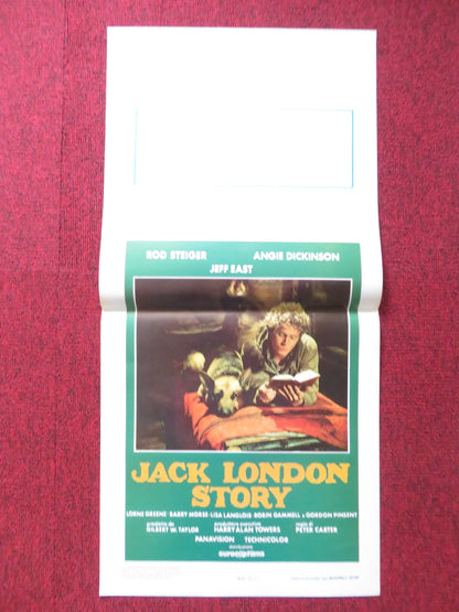 JACK LONDON STORY ITALIAN LOCANDINA POSTER ROD STEIGER ANGIE DICKINSON 1980