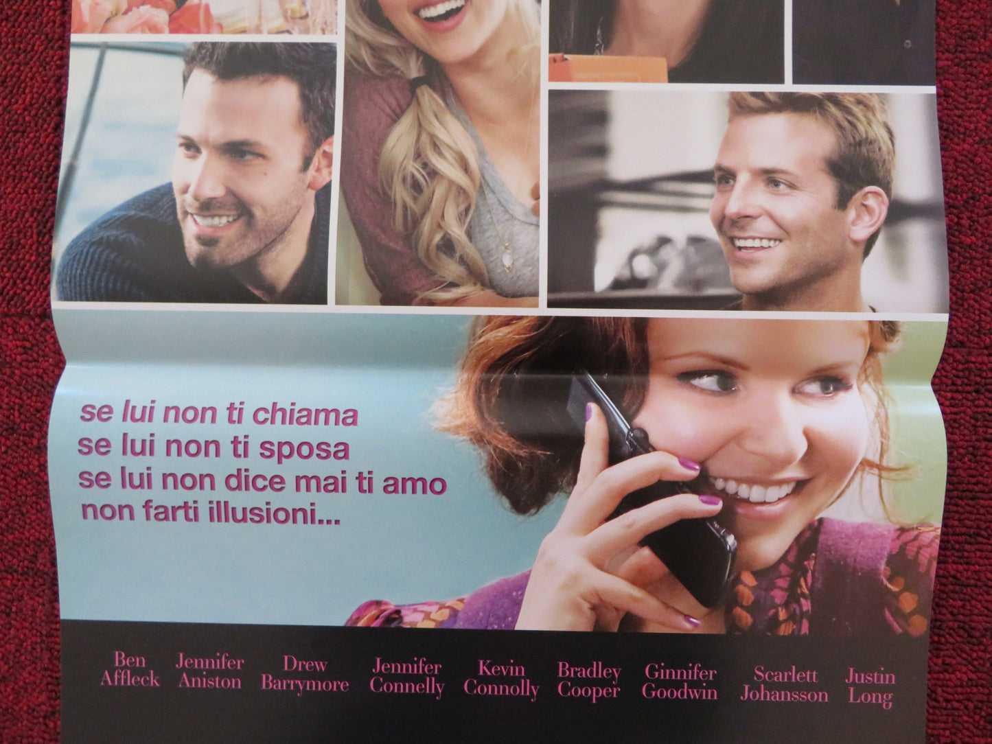 HE'S JUST NOT THAT INTO YOU ITALIAN LOCANDINA POSTER BEN AFFLECK 2009