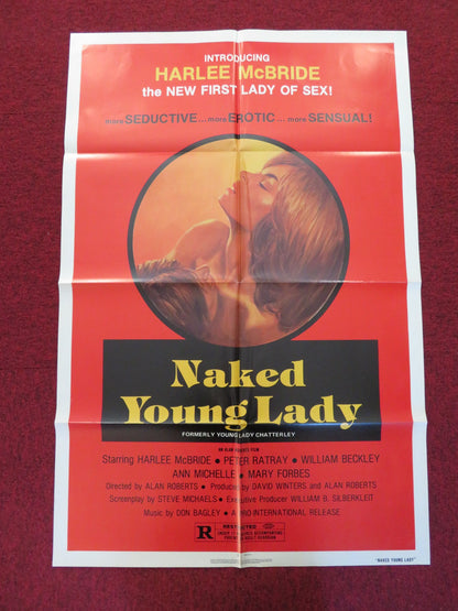 NAKED YOUNG LADY FOLDED US ONE SHEET POSTER HARLEE MCBRIDE PETER RATRAY 1977