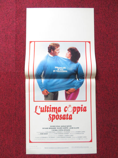 THE LAST MARRIED COUPLE IN AMERICA ITALIAN LOCANDINA POSTER GEORGE SEGAL 1980