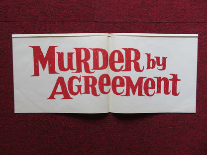 MURDER BY AGREEMENT FOLDED US ONE SHEET POSTER TONY WRIGHT SONJA ZIEMANN 1965