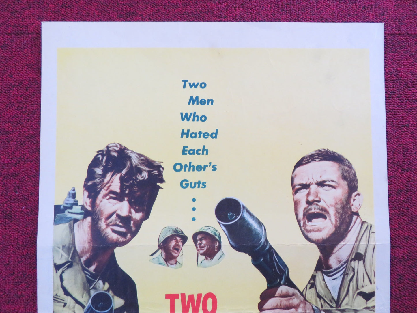 MEN IN WAR US INSERT (14"x 36") POSTER ROBERT RYAN ALDO RAY 1957