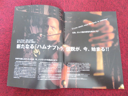 THE SCORPION KING JAPANESE BROCHURE / PRESS BOOK DWAYNE JOHNSON 2002