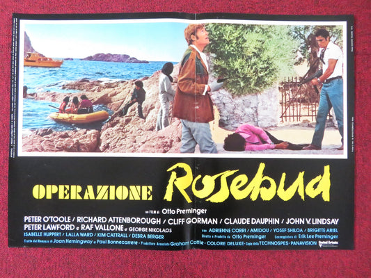 ROSEBUD - D ITALIAN FOTOBUSTA POSTER PETER O'TOOLE RICHARD ATTENBOROUGH 1975