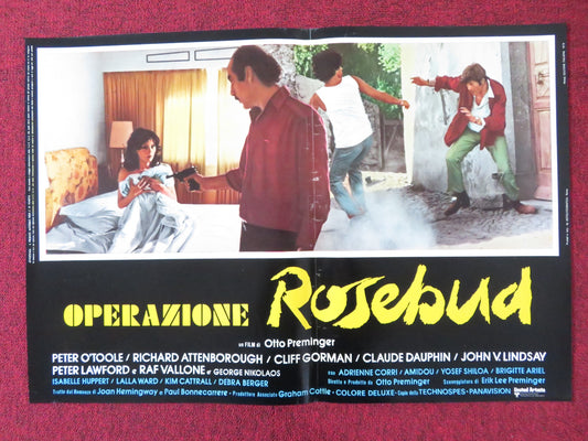 ROSEBUD - E ITALIAN FOTOBUSTA POSTER PETER O'TOOLE RICHARD ATTENBOROUGH 1975