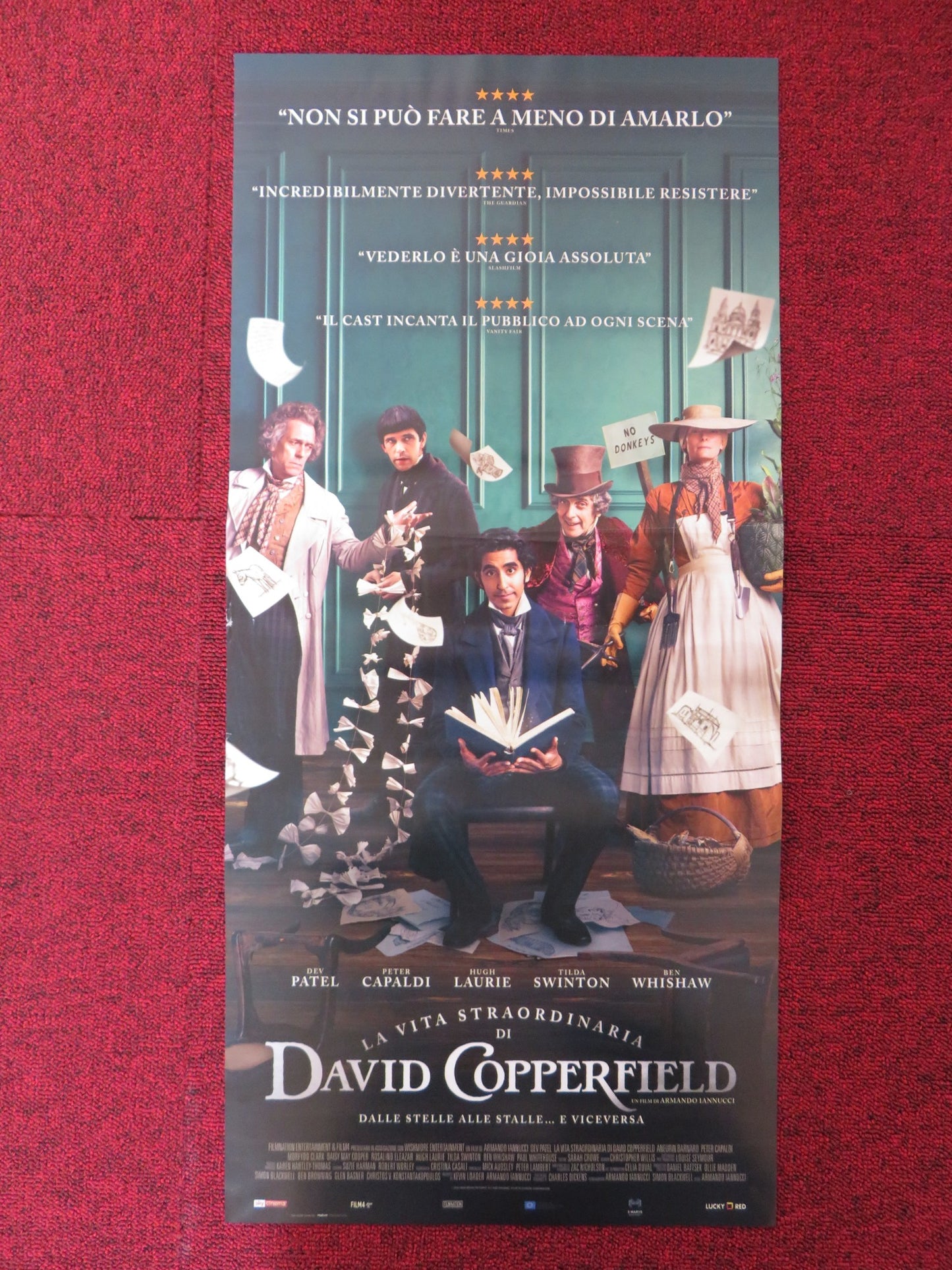 THE PERSONAL HISTORY OF DAVID COPPERFIELD ITALIAN LOCANDINA POSTER D. PATEL 2019