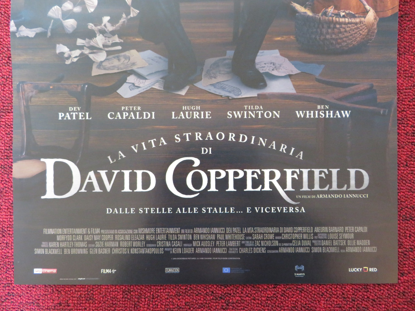 THE PERSONAL HISTORY OF DAVID COPPERFIELD ITALIAN LOCANDINA POSTER D. PATEL 2019