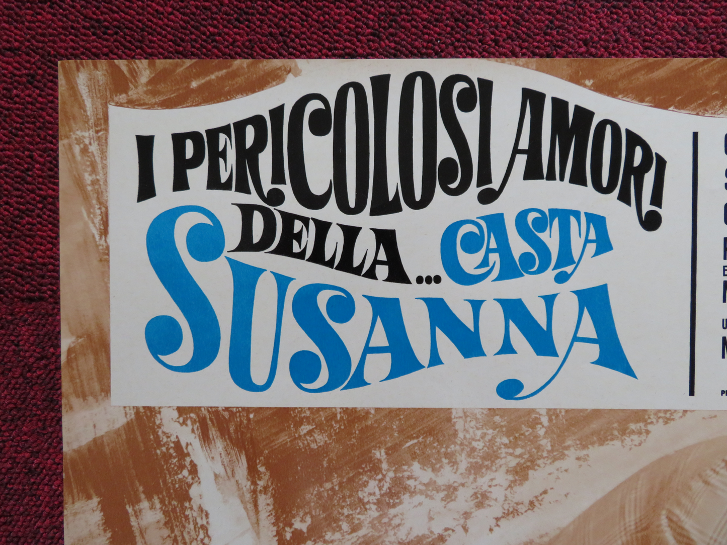 I PERICOLOSI AMORI DELLA...CASTA- D SUSANNA ITALIAN FOTOBUSTA POSTER C.CERVAL 67