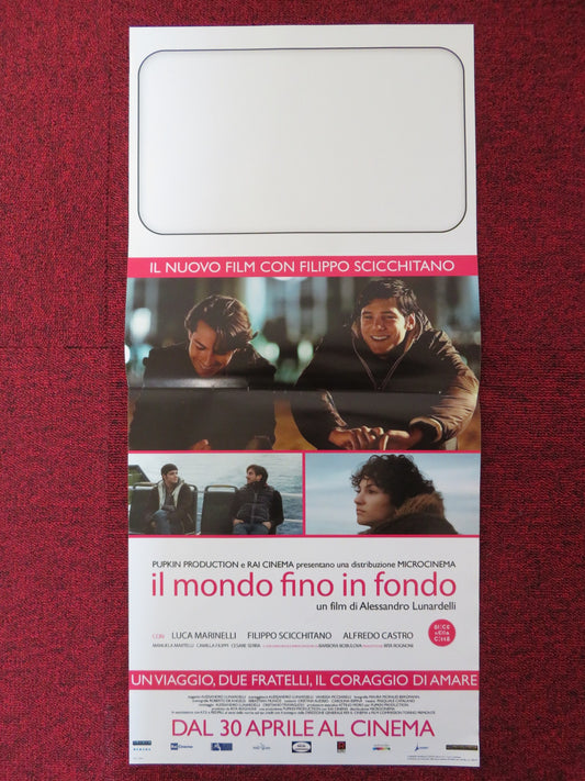 IL MONDO FINO IN FONDO ITALIAN LOCANDINA POSTER LUCA MARINELLI 2013