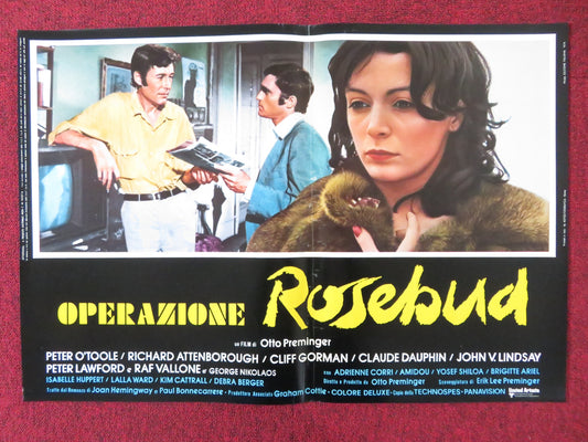 ROSEBUD - F ITALIAN FOTOBUSTA POSTER PETER O'TOOLE RICHARD ATTENBOROUGH 1975