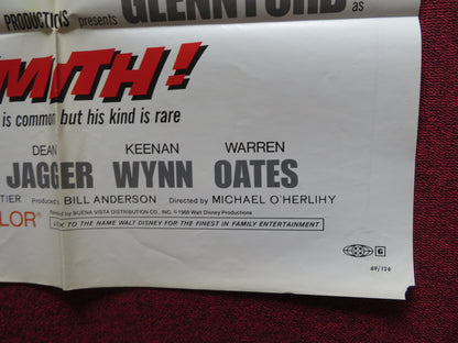 SMITH! FOLDED US ONE SHEET POSTER GLENN FORD NANCY OLSON 1969