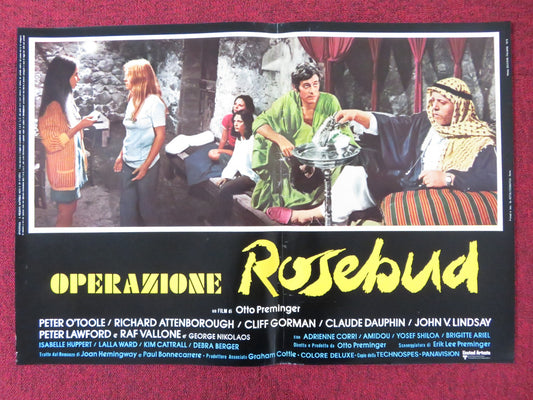 ROSEBUD - G ITALIAN FOTOBUSTA POSTER PETER O'TOOLE RICHARD ATTENBOROUGH 1975