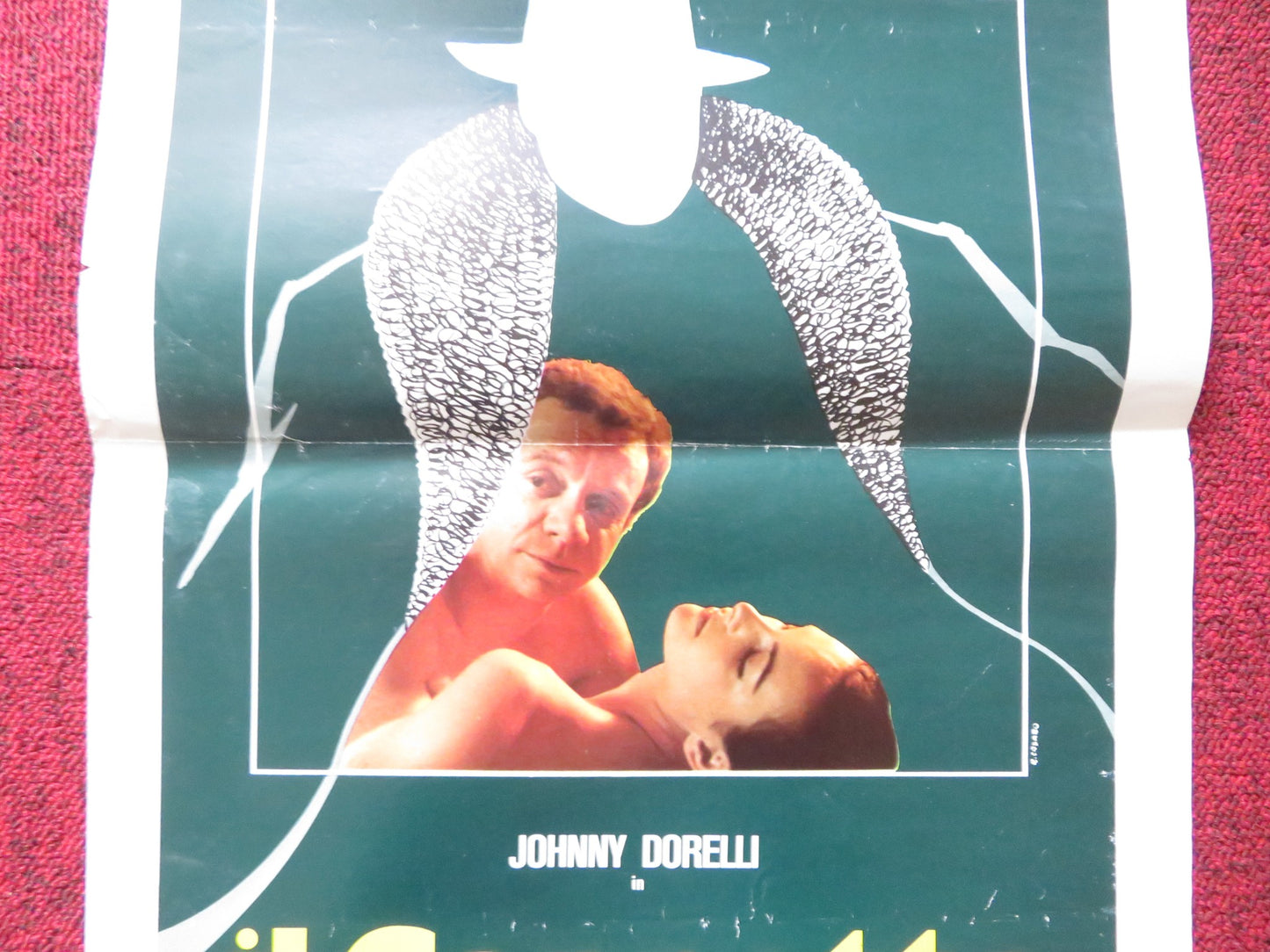 IL CAPPOTTO DI ASTRAKAN ITALIAN LOCANDINA POSTER JOHNNY DORELLI A. FERREOL 1980