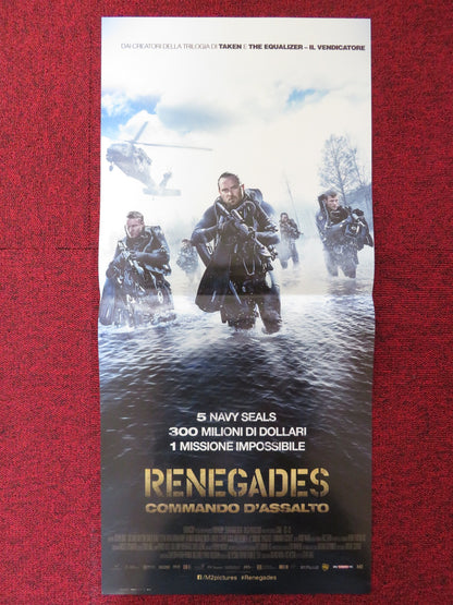 AMERICAN RENEGADES ITALIAN LOCANDINA POSTER J.K SIMMONS SULLIVAN STAPLETON 2017