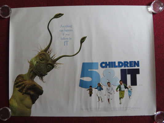 FIVE CHILDREN AND IT UK QUAD (30"x 40") ROLLED POSTER TARA FITZGERALD 2004