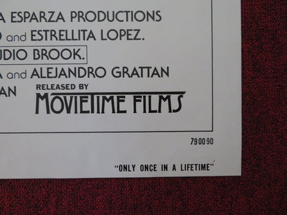 ONLY ONCE IN A LIFETIME FOLDED US ONE SHEET POSTER MIGUEL ROBELO 1979