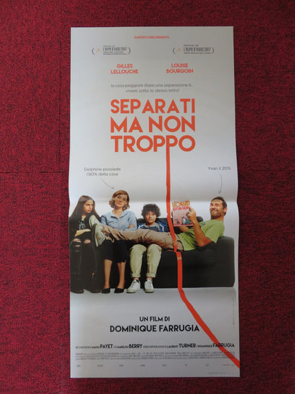 SEPARATI MA NON TROPPO ITALIAN LOCANDINA POSTER GILLES LELLOUCHE 2017