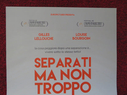 SEPARATI MA NON TROPPO ITALIAN LOCANDINA POSTER GILLES LELLOUCHE 2017