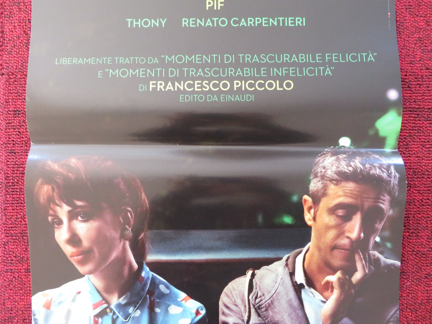 MOMENTI DI TRASCURABILE FELICITA ITALIAN LOCANDINA POSTER PIF THONY 2019