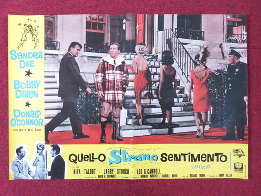 THAT FUNNY FEELING - E ITALIAN FOTOBUSTA POSTER SANDRA DEE BOBBY DARIN 1965