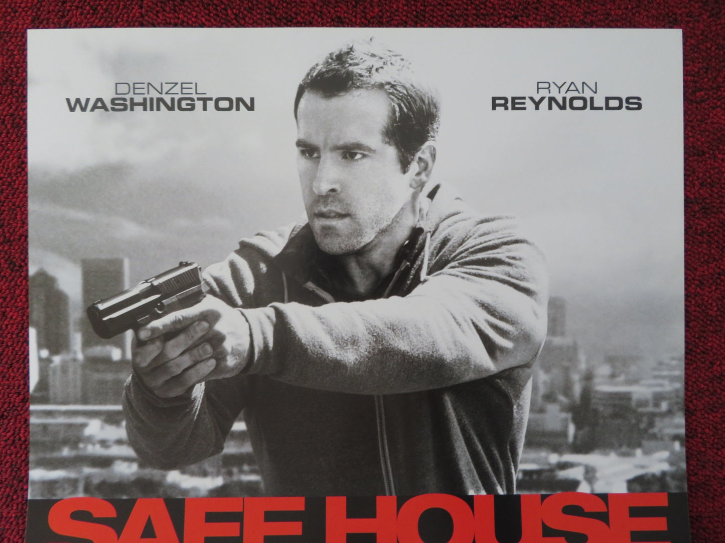 SAFE HOUSE ITALIAN LOCANDINA POSTER RYAN REYNOLDS DENZEL WASHINGTON 2012