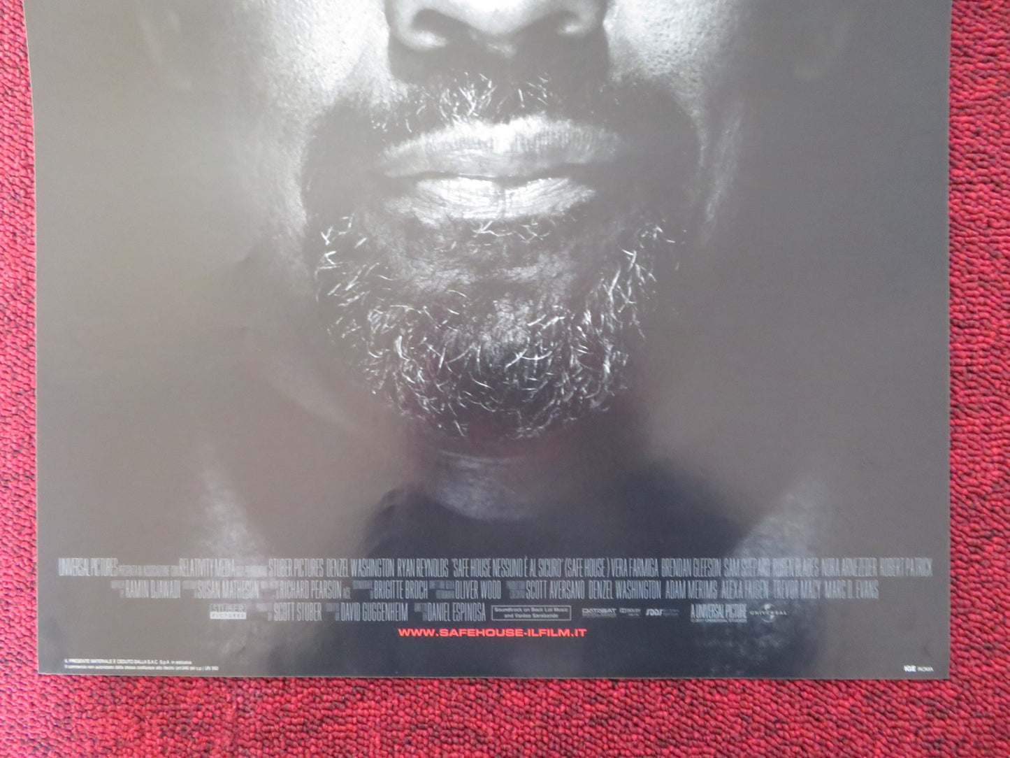 SAFE HOUSE ITALIAN LOCANDINA POSTER RYAN REYNOLDS DENZEL WASHINGTON 2012