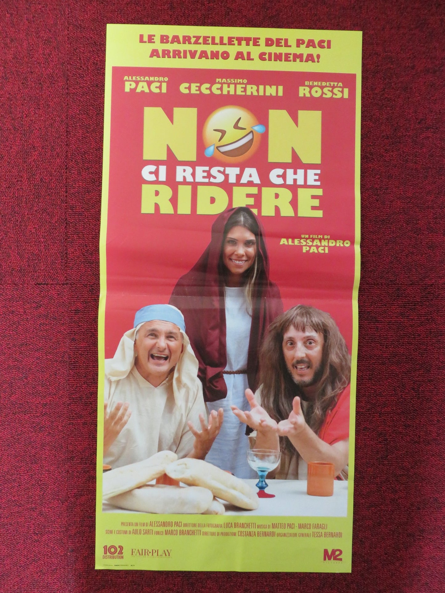 NON CI RESTA CHE RIDERE ITALIAN LOCANDINA POSTER ALESSANDRO PACI 2019