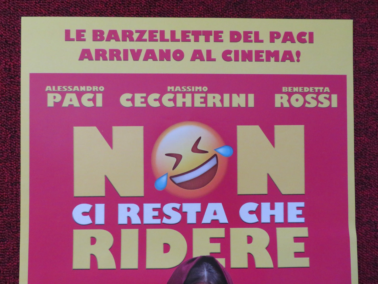 NON CI RESTA CHE RIDERE ITALIAN LOCANDINA POSTER ALESSANDRO PACI 2019