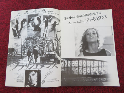 FLASHDANCE JAPANESE BROCHURE / PRESS BOOK JENNIFER BEALS MICHAEL NOURI 1983