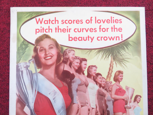 BEAUTY ON PARADE US INSERT (14"x 36") POSTER ROBERT HUTTON RUTH WARRICK 1950