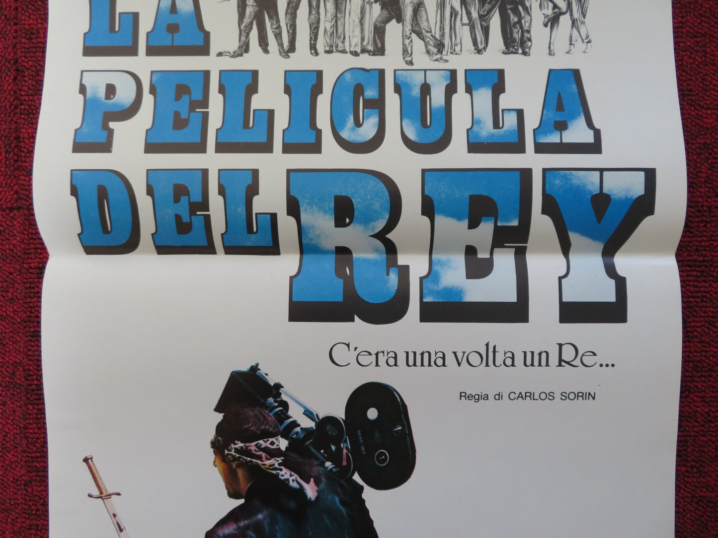 LA PELICULA DEL REY ITALIAN LOCANDINA POSTER CARLOS SORIN 1986