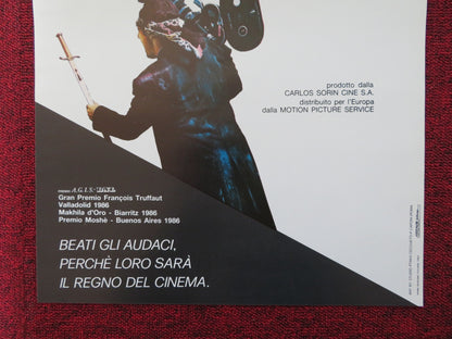 LA PELICULA DEL REY ITALIAN LOCANDINA POSTER CARLOS SORIN 1986