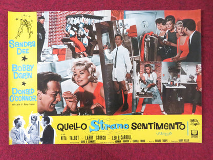 THAT FUNNY FEELING - H ITALIAN FOTOBUSTA POSTER SANDRA DEE BOBBY DARIN 1965