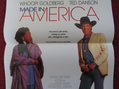 MADE IN AMERICA ITALIAN LOCANDINA POSTER WHOOPI GOLDBERG TED DANSON 1993