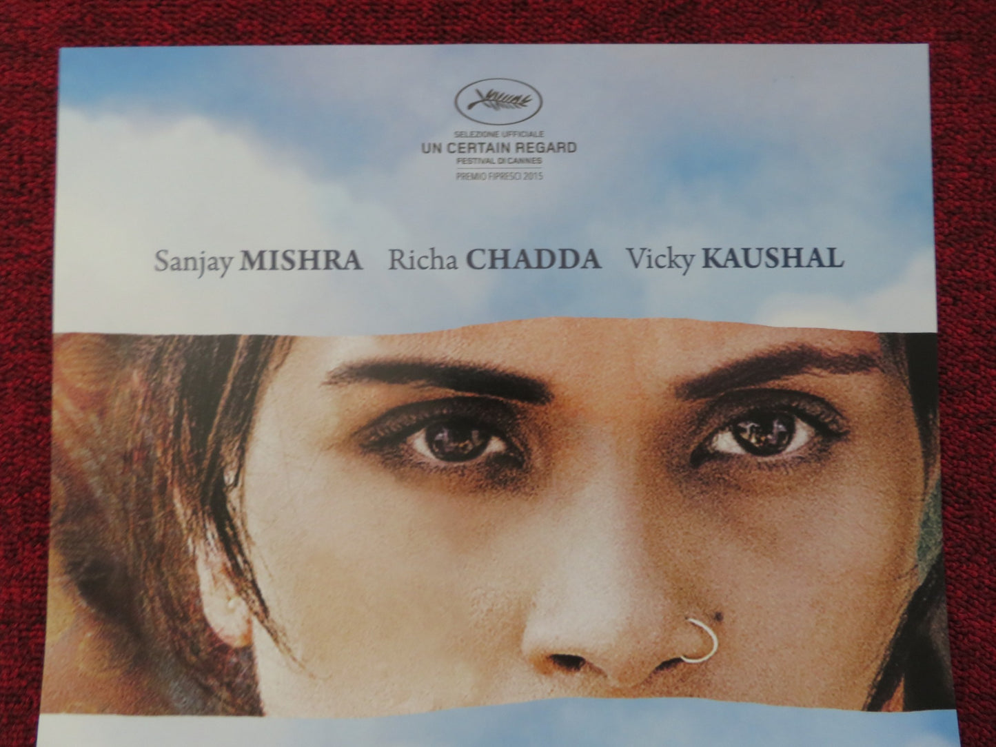 TRALA TERRA E IL CIELO ITALIAN LOCANDINA POSTER SANJAY MISHRA RICHA CHADDA 2015