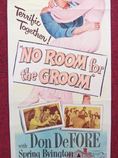 NO ROOM FOR THE GROOM US INSERT (14"x 36") POSTER TONY CURTIS PIPER LAURIE 1952