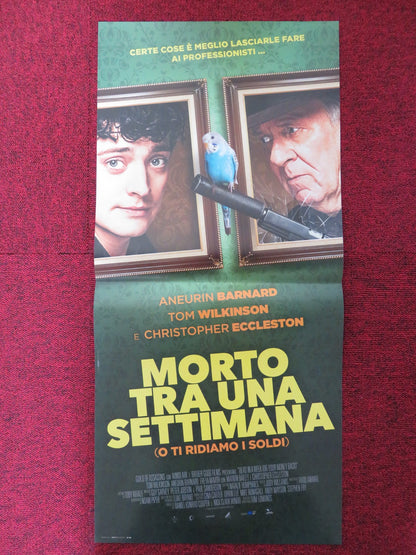 DEAD IN A WEEK OR YOUR MONEY BACK ITALIAN LOCANDINA POSTER ANEURIN BARNARD 2018